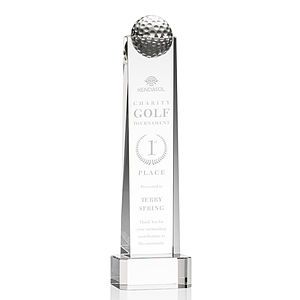 Dunbar Golf Award on Base - Clear