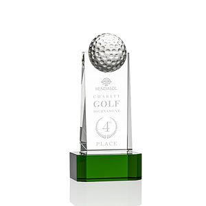 Dunbar Golf Award on Base - Green
