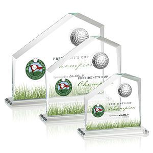 Andover VividPrint™ Golf Award - Clear