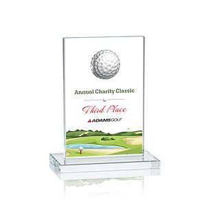 Cumberland VividPrint™ Golf Award - Clear