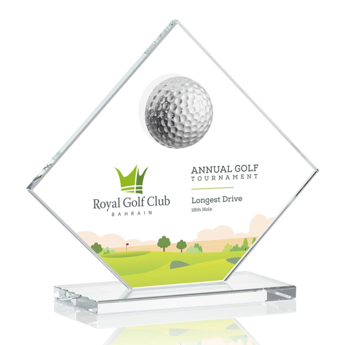 Barrick Golf VividPrint™ Award - Clear