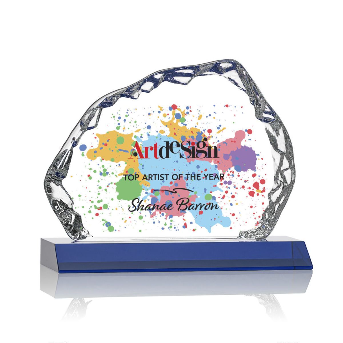 Aspen Iceberg VividPrint™ Award on Base