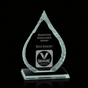 Iceberg Oil Drop Award on Base - Jade
