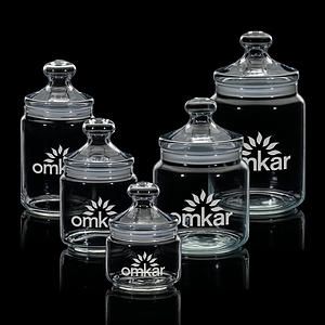 Somerset Jar & Lid - Deep Etch