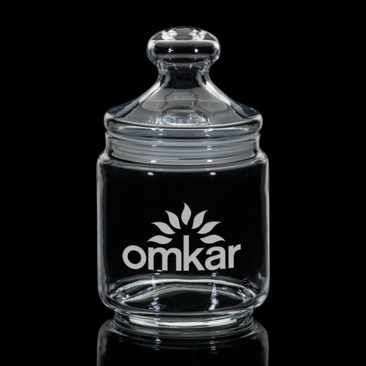 Somerset Jar & Lid - Deep Etch