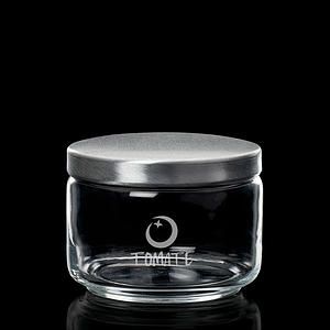 Primrose Jar with Metal Lid - Deep Etch