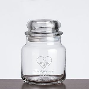 Bradwick Jar & Lid - Deep Etch