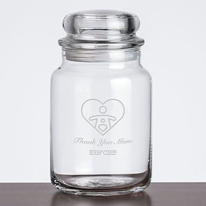 Bradwick Jar & Lid - Deep Etch