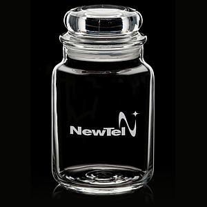 Bradwick Jar & Lid - Deep Etch