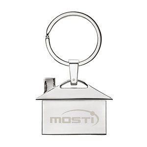 House Shape Key Ring