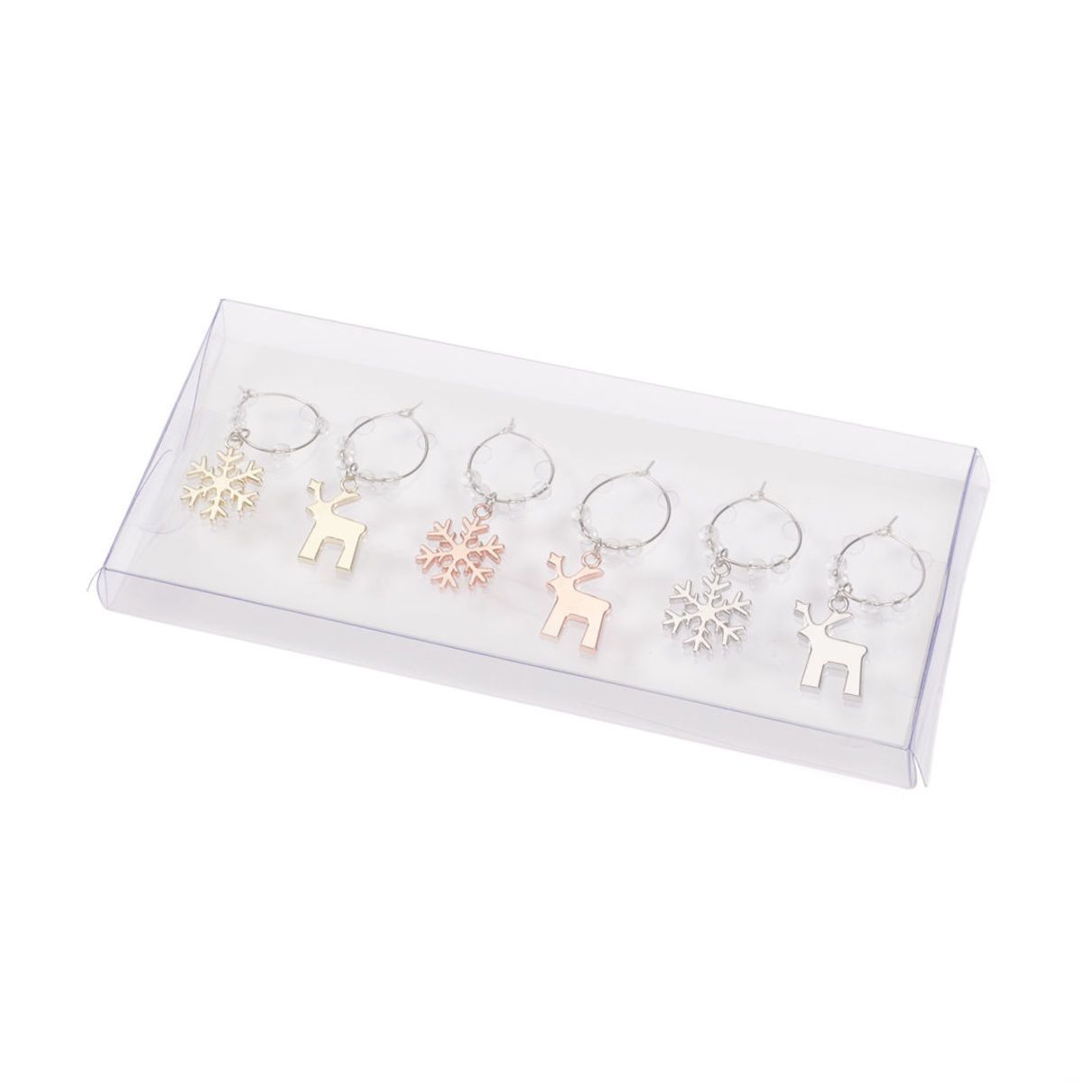 Rudolf Wine Charm Set - 6pc