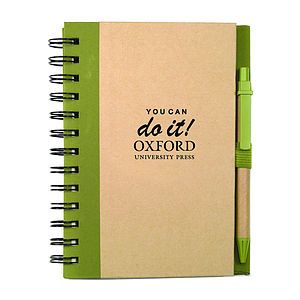 Spiral Bound Notebook & Harvest Pen