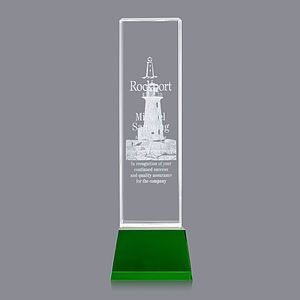 Robson 3D Award on Base - Green