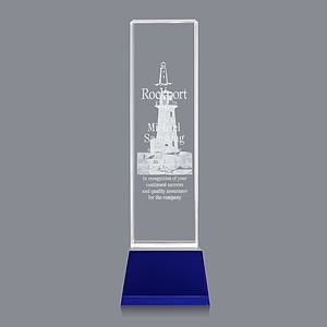 Robson 3D Award on Base - Blue