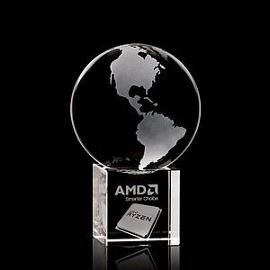 Globe on Cube 3D Award