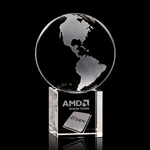 Globe on Cube 3D Award