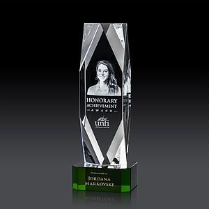 Delta 3D Award on Base - Green