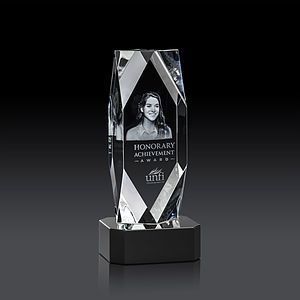 Delta 3D Award on Base - Black