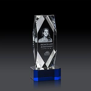 Delta 3D Award on Base - Blue