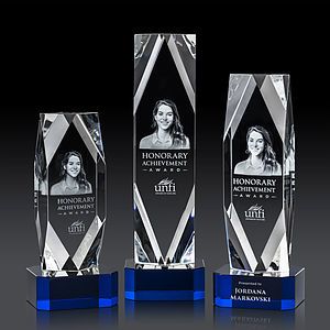 Delta 3D Award on Base - Blue