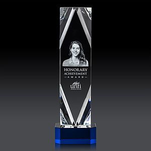 Delta 3D Award on Base - Blue