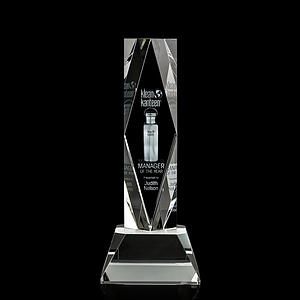 President 3D Award on Base - Clear