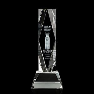 President 3D Award on Base - Clear