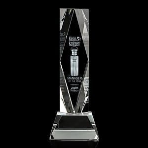 President 3D Award on Base - Clear