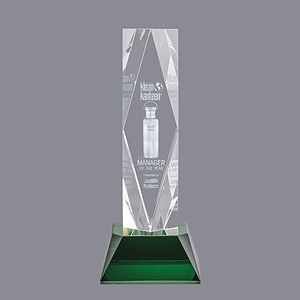 President 3D Award on Base - Green