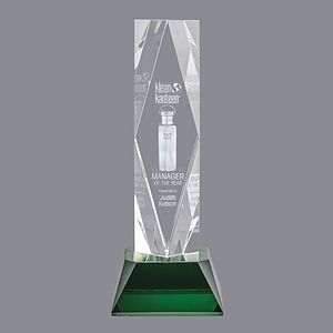 President 3D Award on Base - Green