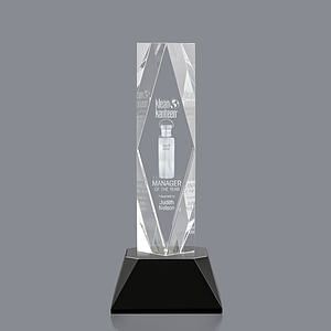 President 3D Award on Base - Black