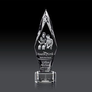 Manilow Award on Paragon Base (3D) - Clear