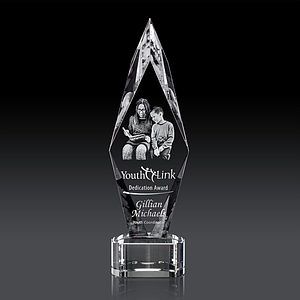 Manilow Award on Paragon Base (3D) - Clear