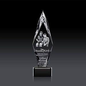 Manilow Award on Paragon Base (3D) - Black