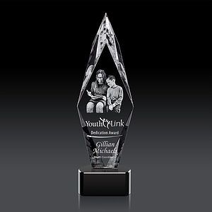 Manilow Award on Paragon Base (3D) - Black