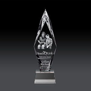Manilow Award on Robson Base (3D) - Clear