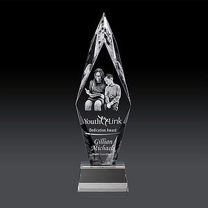 Manilow Award on Robson Base (3D) - Clear