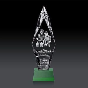 Manilow Award on Robson Base (3D) - Green