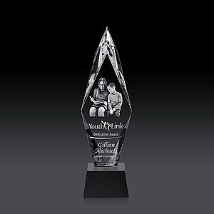 Manilow Award on Robson Base (3D) - Black