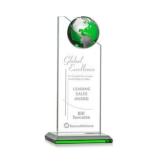 Arden Globe Award - Green/Silver