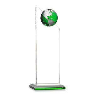 Arden Globe Award - Green/Silver