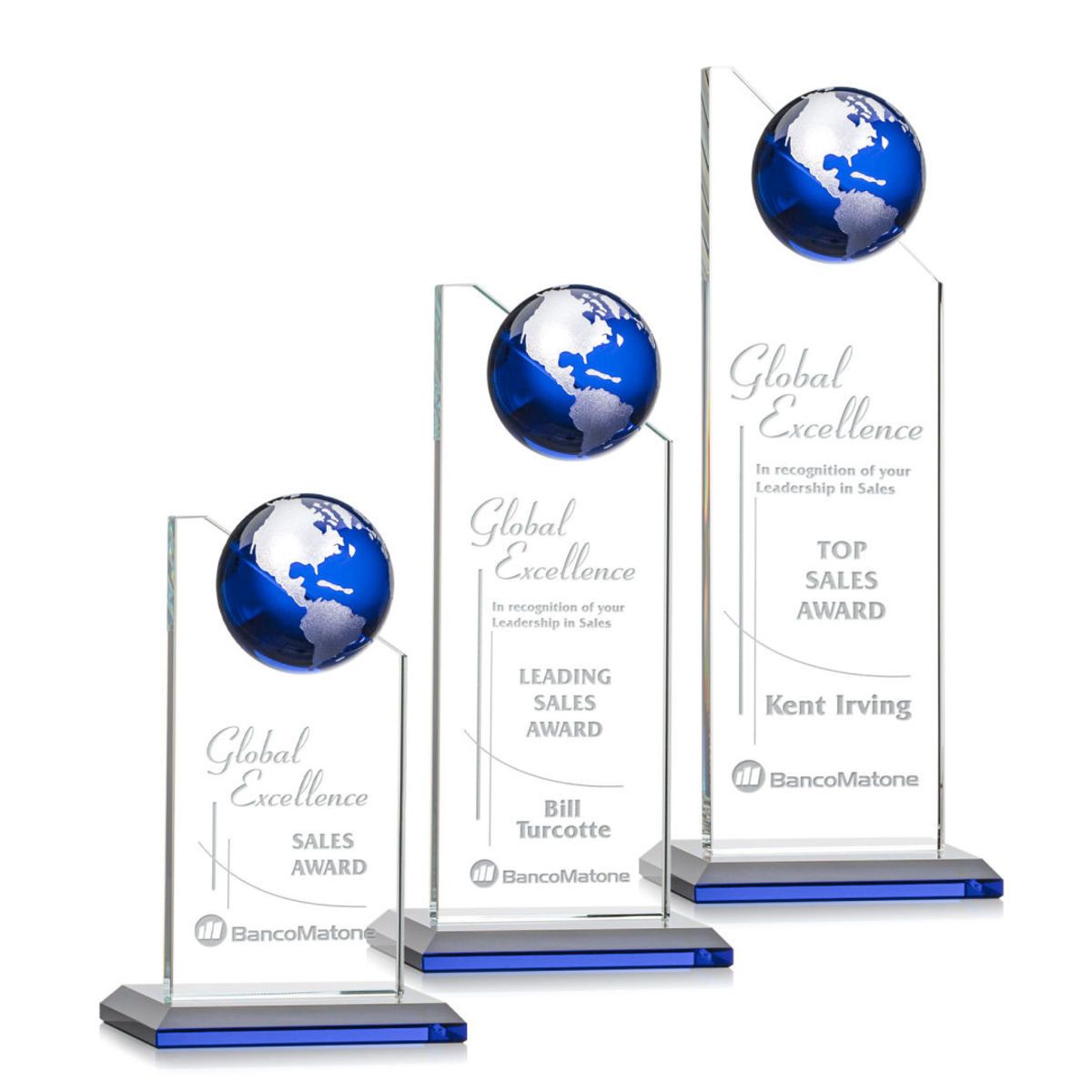 Arden Globe Award - Blue/Silver