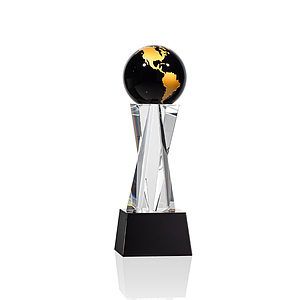 Havant Globe Award - Black/Gold