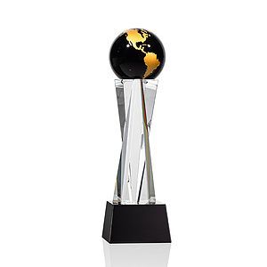 Havant Globe Award - Black/Gold