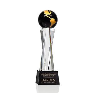 Havant Globe Award - Black/Gold