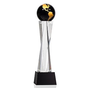 Havant Globe Award - Black/Gold