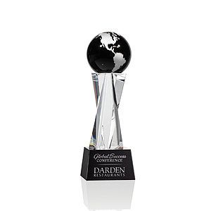 Havant Globe Award - Black/Silver
