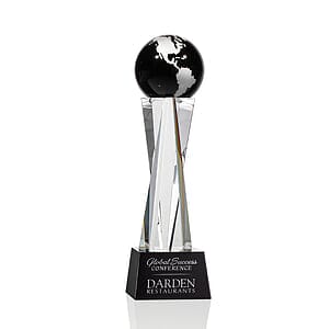 Havant Globe Award - Black/Silver