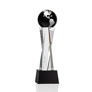 Havant Globe Award - Black/Silver