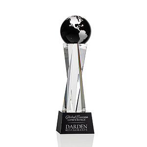 Havant Globe Award - Black/Silver